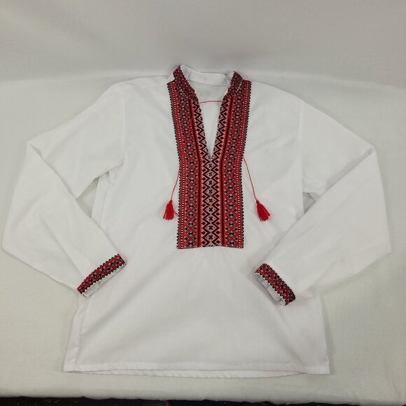 Ukrainian Dance Blouse Ukraine Dancing Shirt Youth Boys size Small - Picture 1 of 1